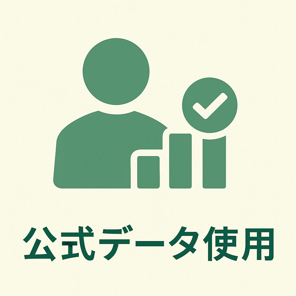 公式データ使用
